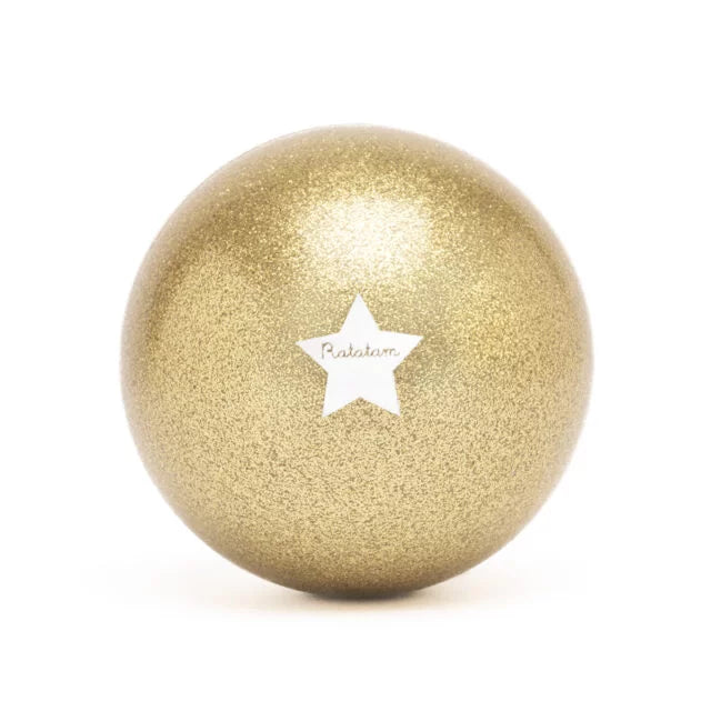 Pelota Ratatam Glitter Dorada 10 cm