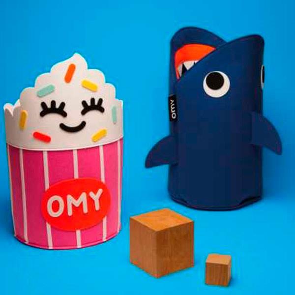 Cubo Almacenamiento Omy Sharky