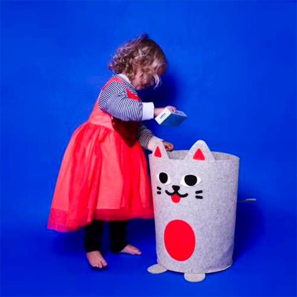 Cubo Almacenamiento Omy Kitty