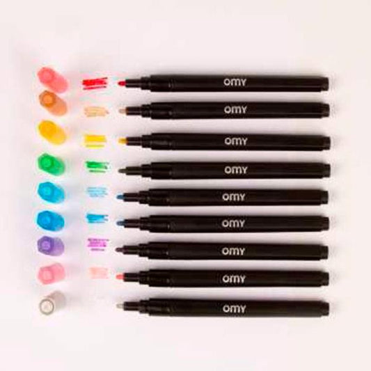 Rotuladores Glitter Omy