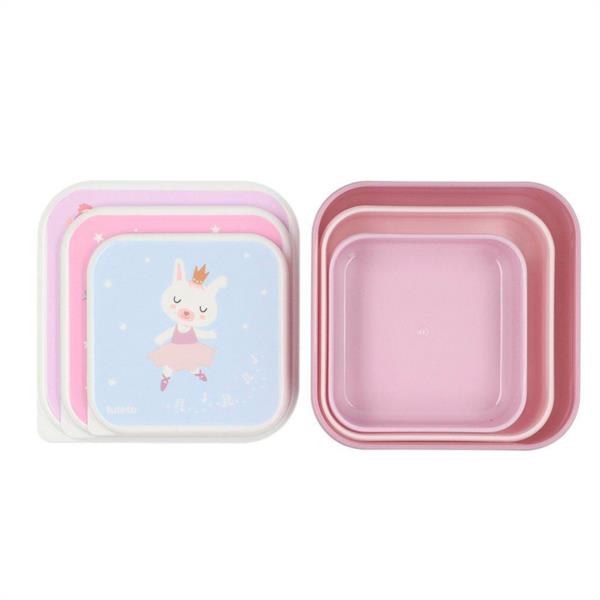Set de 3 Cajas Almuerzo Ballet Tutete