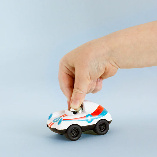 Coche Presto Racers Blanco Tiger Tribe