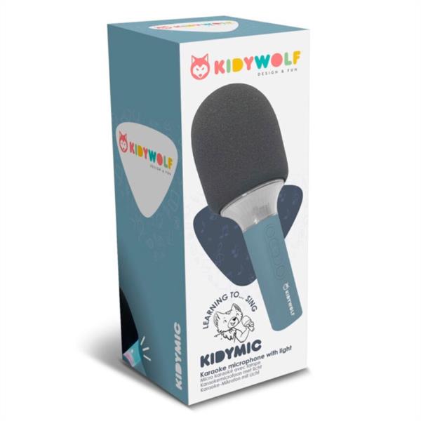 Micrófono KidyMic para niños Azul con luz