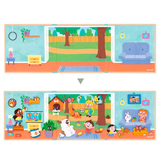 MagnetiStories Animales Domésticos Janod