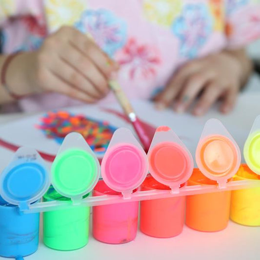 6 Temperas Colores Fluo 6X25ml