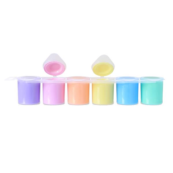 6 Temperas Colores Pastel 6X25ml