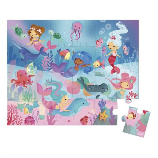 Puzzle Sirenas 24 Piezas Janod
