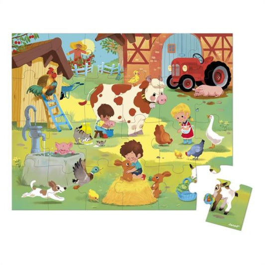Puzzle Un Dia En La Granja 24Pcs