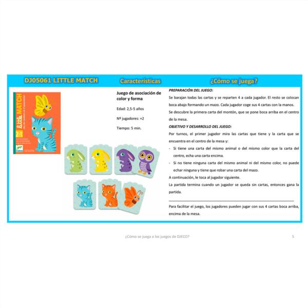 Cartas Little Match Djeco