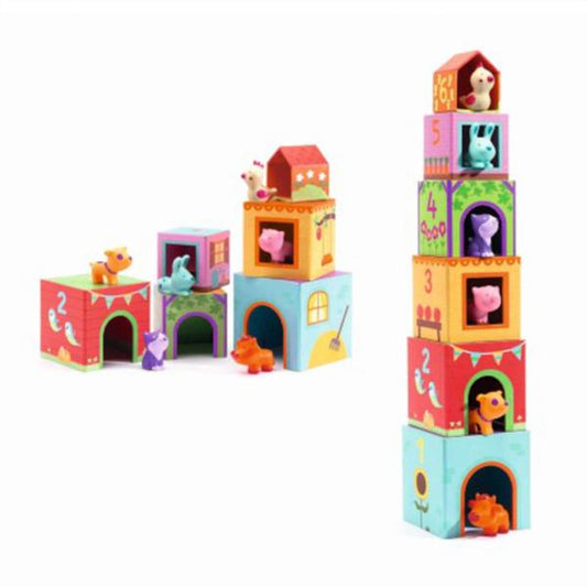 Juego Primera Edad Topanifarm Animales De La Granja Djeco