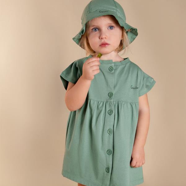 Vestido Polo Guito Green Jade Verde 100% Algodón