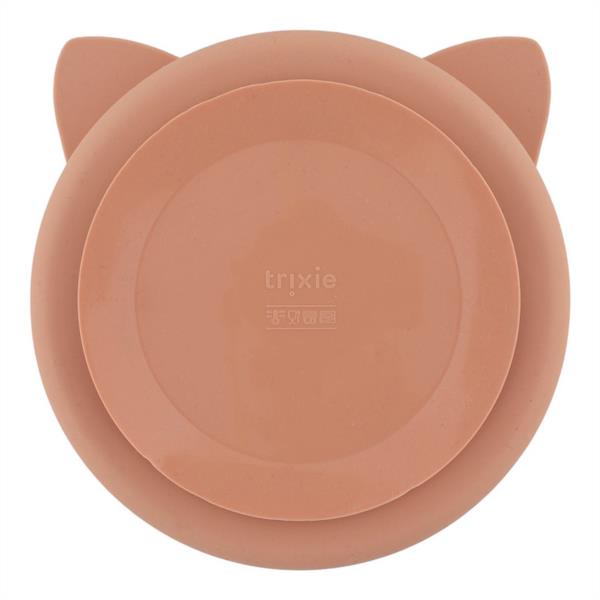 Plato Ventosa Trixie Divisiones Silicona Gato