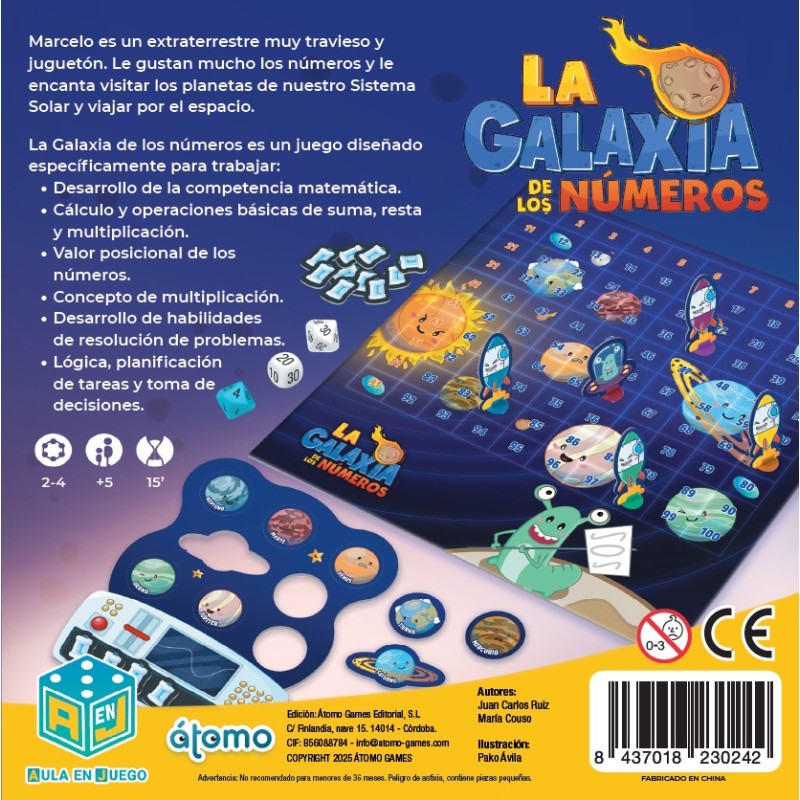 La Galaxia De Los Números Átomo