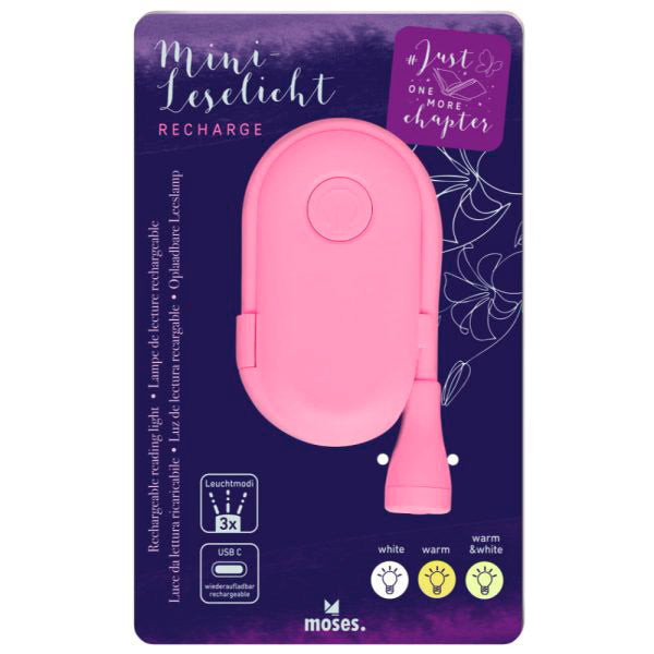 Mini Luz Lectura Recargable Moses