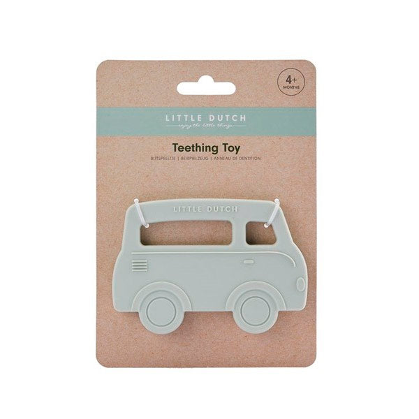 Mordedor Silicona Bus Verde Little Dutch