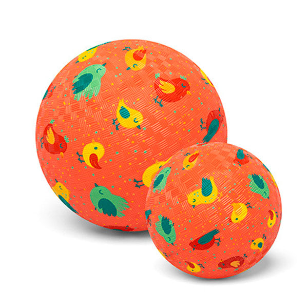 Pelota Caucho Natural Aves 13 cm