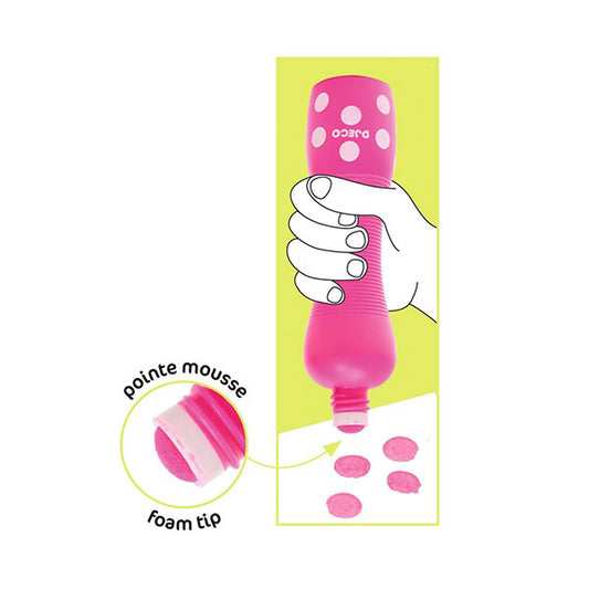 Rotuladores Puntos Grandes Neón Djeco