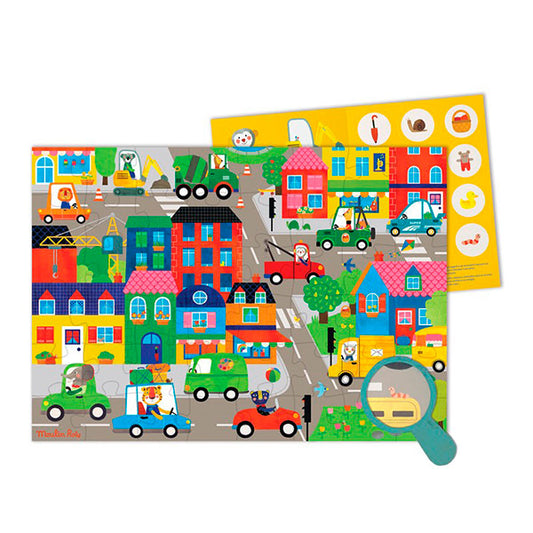 Puzzle En La Ciudad Moulin Roty