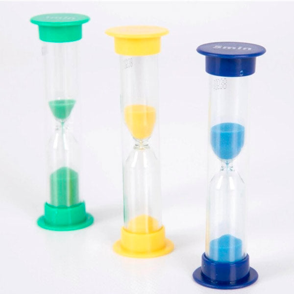 Set Relojes De Arena Mini 1/3/5 minutos