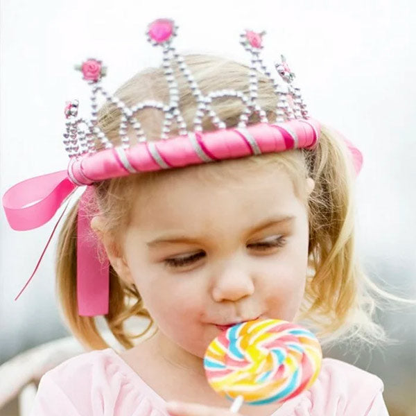 Ribbon Tiara Pink