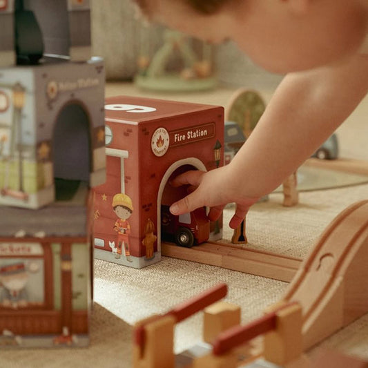 Torre Encajable Ciudad Con Coches Little Dutch