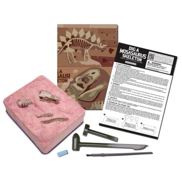 JUEGO EDUCATIVO KIT ARQUEOLOGIA INFANTIL NIÑOS FOSIL DINOSAURIO MANUALIDAD