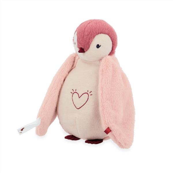 Luz Nocturna Pingüino de Peluche Rosa - Kaloo apego bebes niños habitacion