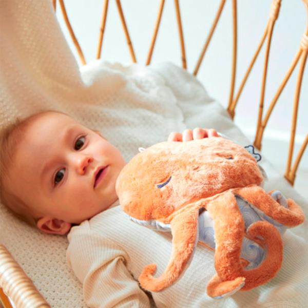 pulpo de peluche kaloo calmante tranquilizante bebes frio calor regalo recien nacido