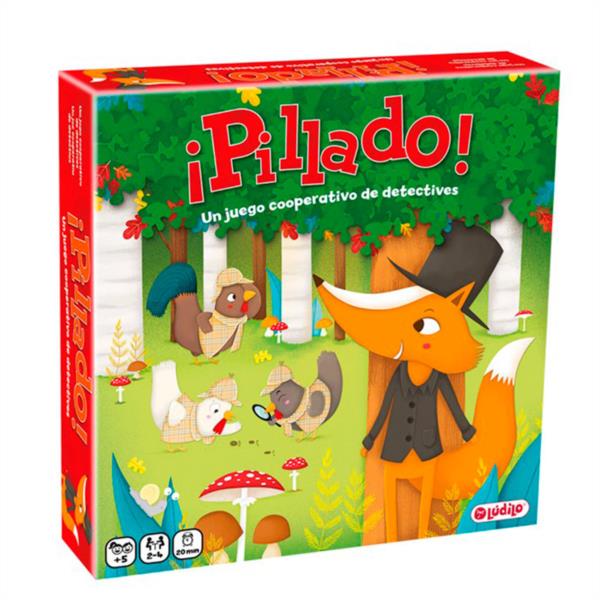 JUEGO EDUCATIVO NIÑOS INFANTIL PILLADO! JUEGO DE DETECTIVES LUDILO LOGICA CONCENTRACION