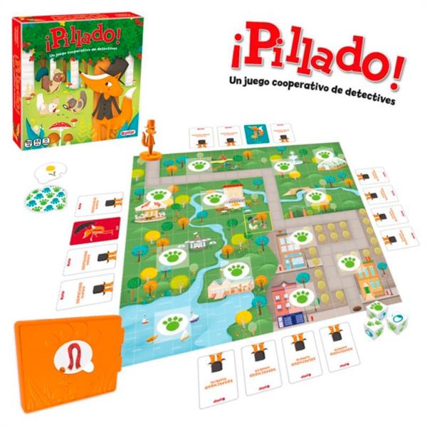 JUEGO EDUCATIVO NIÑOS INFANTIL PILLADO! JUEGO DE DETECTIVES LUDILO LOGICA CONCENTRACION