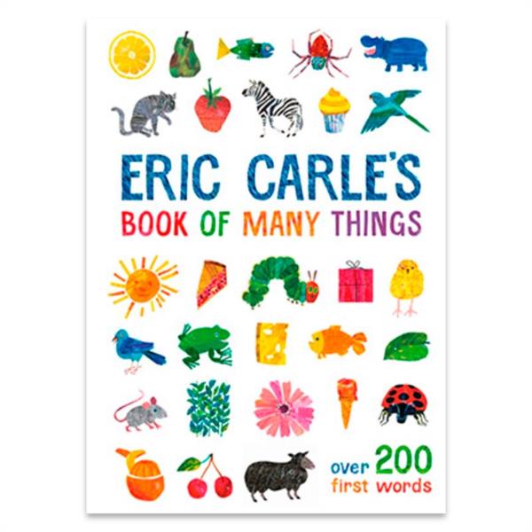 ERIC CARLE A BOOK OF THINGS ENGLISH LIBRO APRENDER PALABRAS EN INGLES PARA NIÑOS INFANTIL