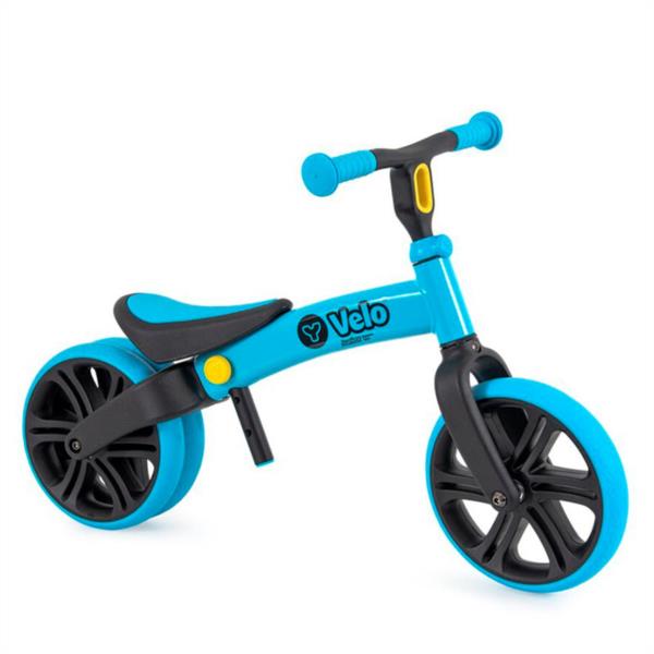 BICICLETA DE EQUILIBIRIO YVELO JUNIOR AZUL YVOLUTION MANILLAR AJUSTABLE MOTRICIDAD NIÑOS