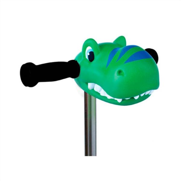 CABEZA DINO TREX VERDE ACCESORIO PATINETE MICRO MINI MAXI MOTRICIDAD GRUESA NIÑOS