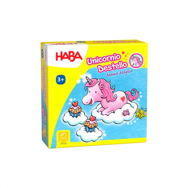 JUEGO HABA INFANTIL UNICORNIO DESTELLO MEMO MÁGICO ATENCION MEMORIA LENGUAJE