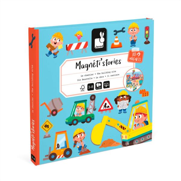 JUEGO MAGNETICO IMANES MAGNETI STORIES HISTORIAS VIAJES OBRA JANOD NIÑOS DE 3 A 8 AÑOS