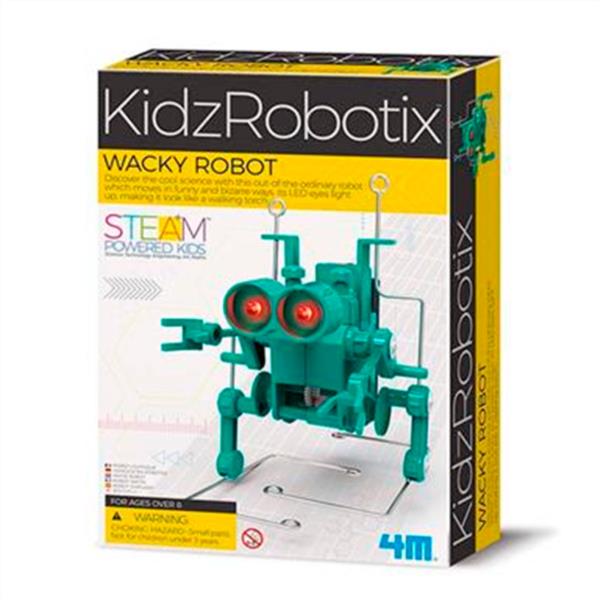 ROBOT CHIFLADO NIÑOS 4M FOMENTA RAZONAMIENTO LOGICO MATEMATICO CONCENTRACION