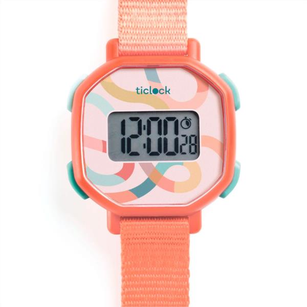 reloj digital para niños niñas regalo comunion pastel volute djeco