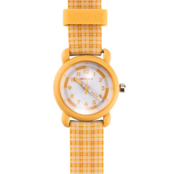 reloj infantil buckwheat plaid grech&co aprendizaje horas niños