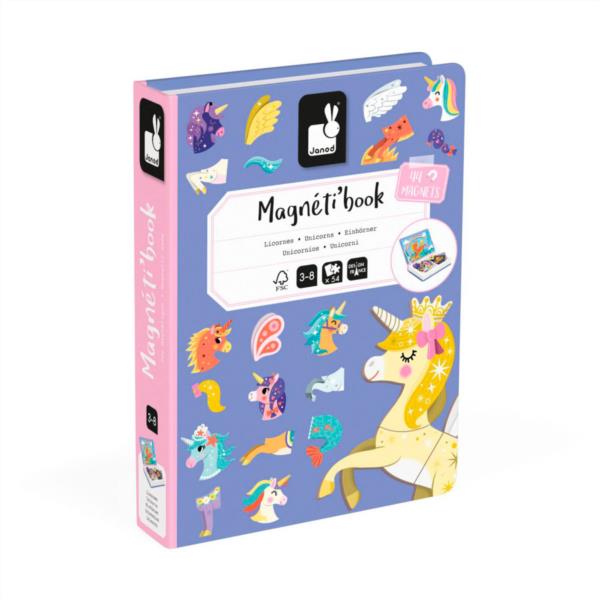 magnetibook magneti book libro magnetico unicornios janod