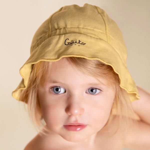 GORRITO VERANO PROTECCION SOL BEBE NIÑOS PISCINA PLAYA GÜITO GOLDEN HAZE AMARILLO