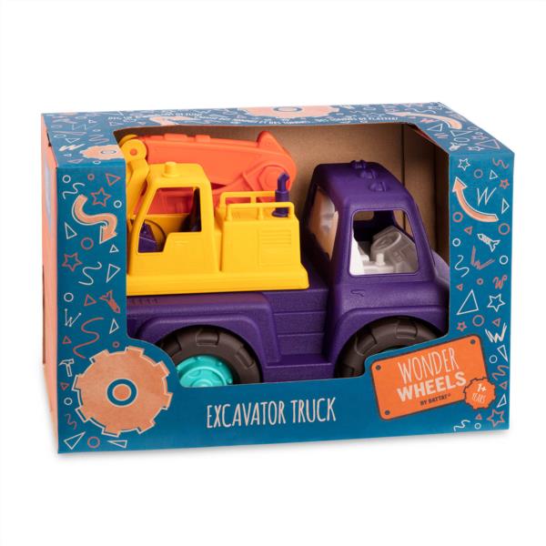 COCHE CAMION EXCAVADORA WONDER WHEELS IMAGINACION EMPATIA MOTRICIDAD JUGUETE NIÑOS