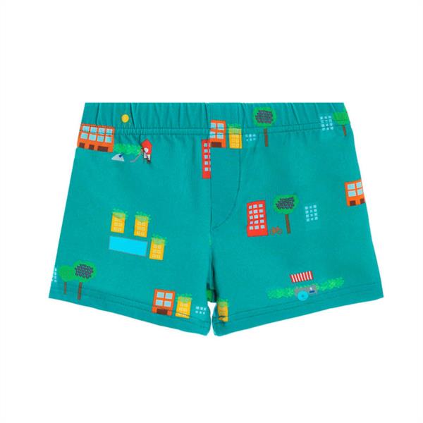 BAÑADOR BOXER LYCRA BEBE NIÑOS LYCRA ESTAMPADO CIUDAD GUITO PROTECCION SOLAR BAÑO PLAYA PISCINA