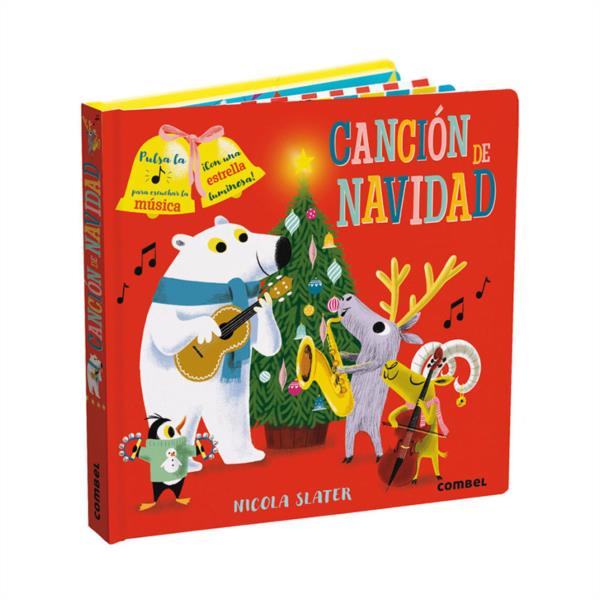 libro infantil con sonidos musical cancion de navidad combel nicola slater