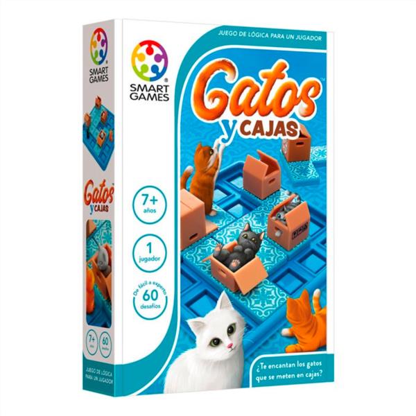 JUEGO EDUCATIVO DE LOGICA GATOS Y CAJAS NIÑOS SMARTGAMES CONCENTRACION RAZONAMIENTO INFANTIL