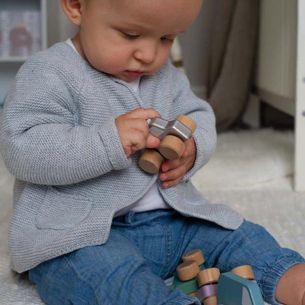 JUEGO JUGUETE MIS PRIMEROS COCHES JABADABADO NIÑOS PEQUEÑOS MOTRICIDAD INFANTIL MADERA