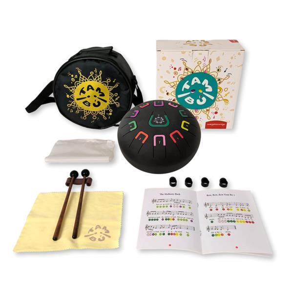 instrumento musical niños tambu negro regalo fomenta imaginacion infantil lenguaje logica