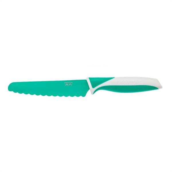 CUCHILLO AUTONOMIA NIÑOS VERDE KIDDIKUTTER CORTAR SEGURIDAD INFANTIL COCINA