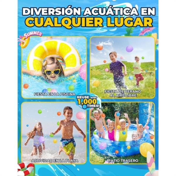 Globos de Agua Reutilizables Opacos Soppycid guerra globos piscina