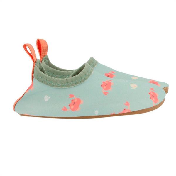 ESCARPINES ANTIDESLIZANTES MONNËKA CRAB SAGE VERDE MODA BAÑO ZAPATILLAS RESBALONES NIÑOS