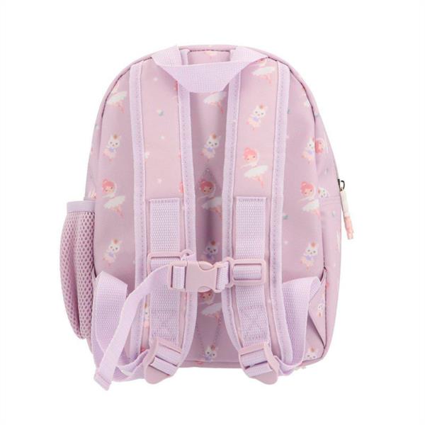 mochila infantil ballet acolchada bolsillo botellas tutete colegio escuela